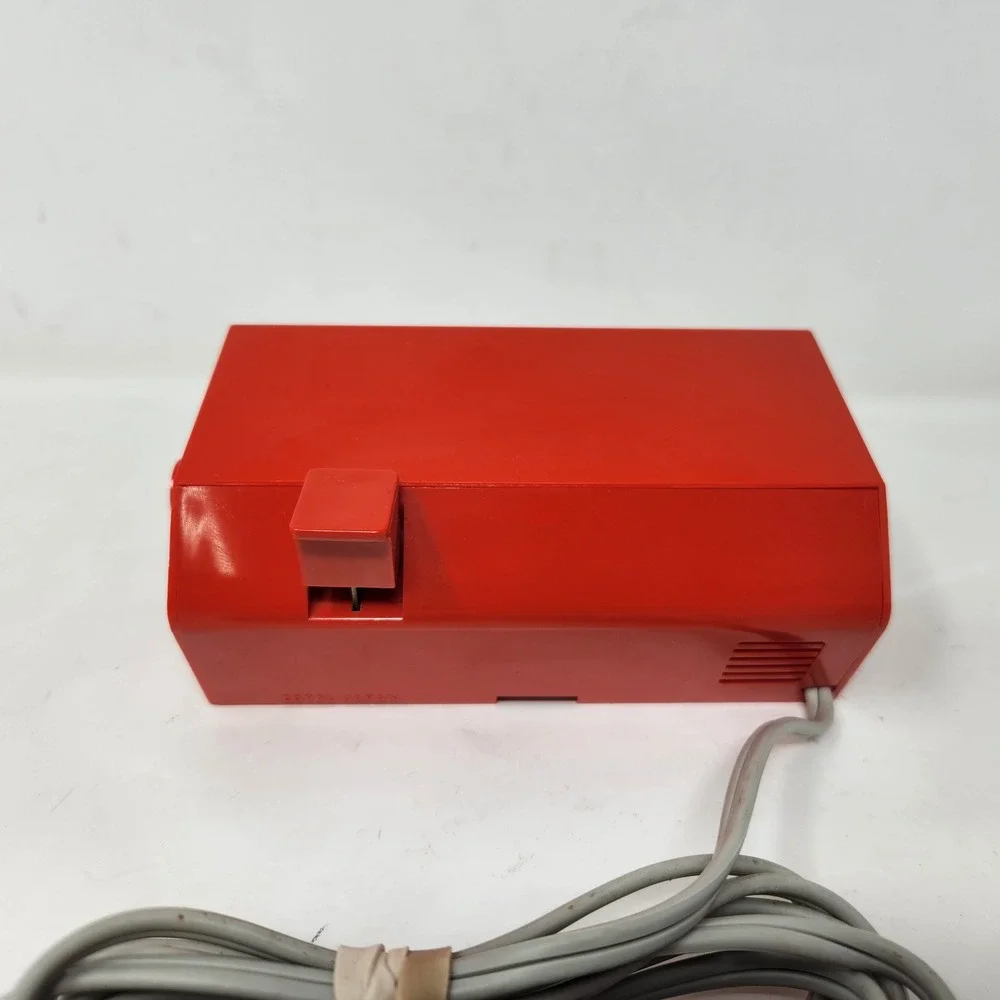 Vintage Copal 227 Red Flip Clock Alarm Japan Mid Century Modern READ